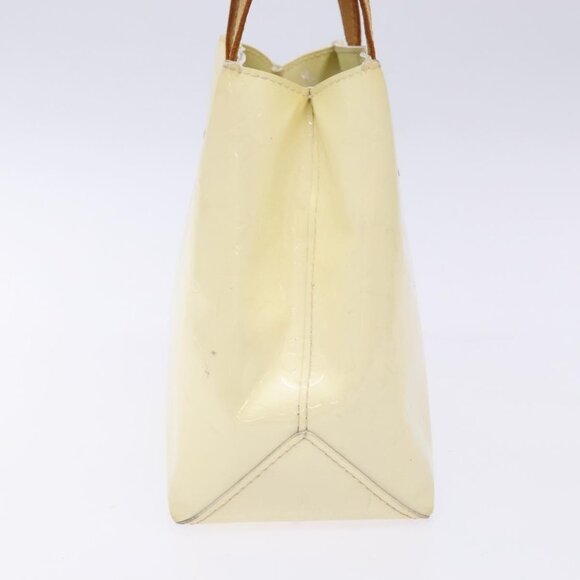 LOUIS VUITTON Monogram Vernis Reade PM Hand Bag Perle M91336 LV Auth 138316 - Picture 4 of 16
